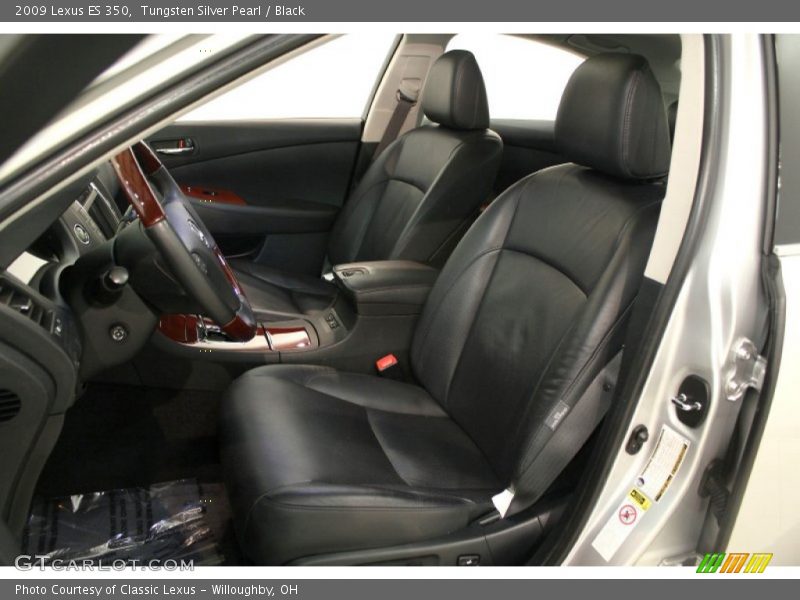 Tungsten Silver Pearl / Black 2009 Lexus ES 350
