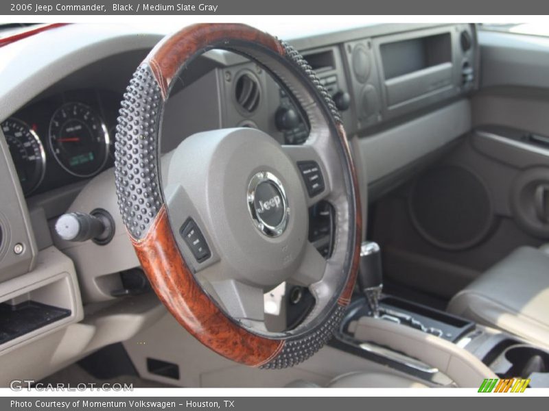 Black / Medium Slate Gray 2006 Jeep Commander