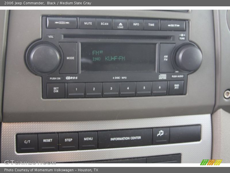 Black / Medium Slate Gray 2006 Jeep Commander