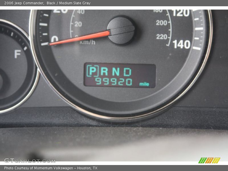 Black / Medium Slate Gray 2006 Jeep Commander