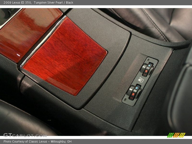 Tungsten Silver Pearl / Black 2009 Lexus ES 350