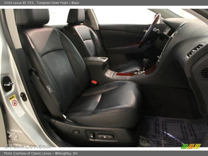 Tungsten Silver Pearl / Black 2009 Lexus ES 350