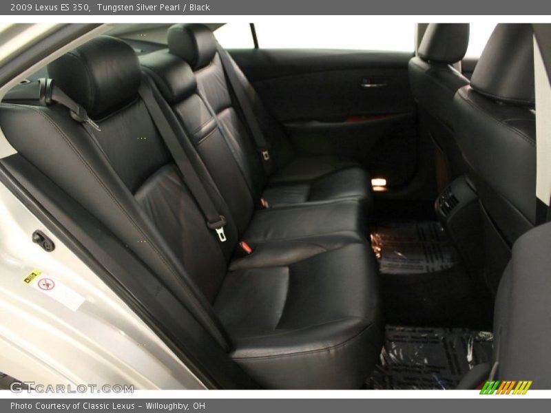 Tungsten Silver Pearl / Black 2009 Lexus ES 350