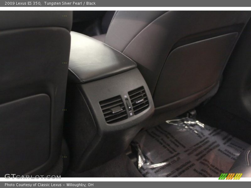Tungsten Silver Pearl / Black 2009 Lexus ES 350