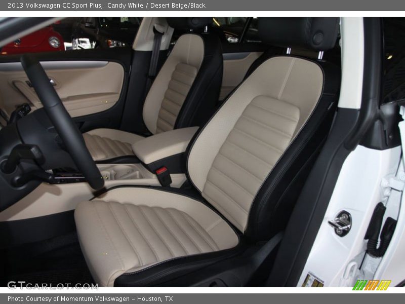 Candy White / Desert Beige/Black 2013 Volkswagen CC Sport Plus