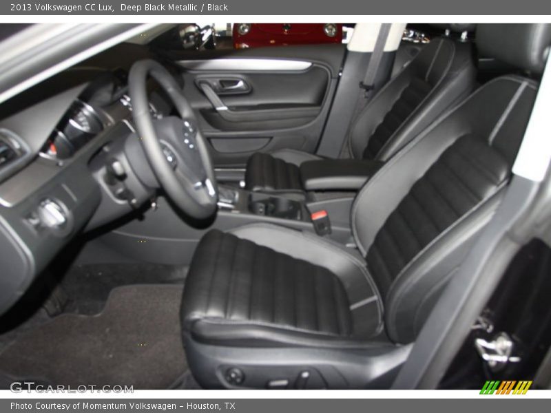 Deep Black Metallic / Black 2013 Volkswagen CC Lux