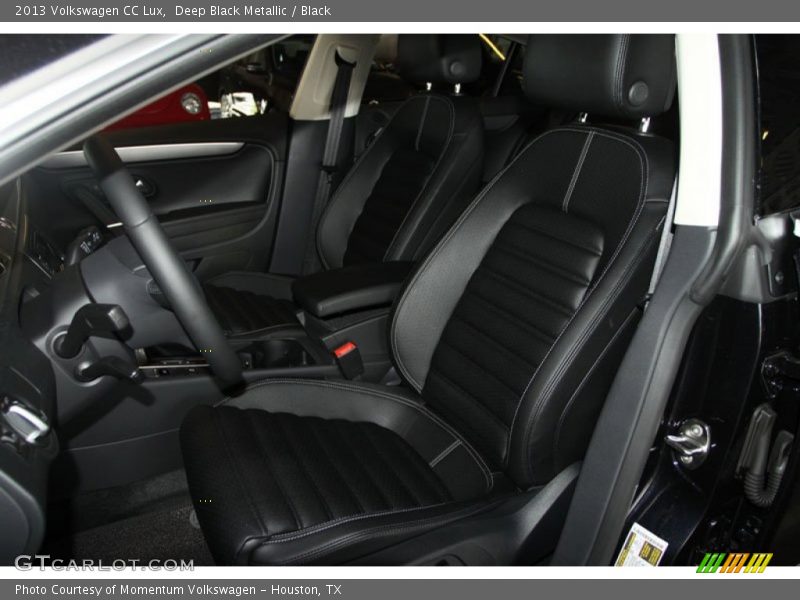 Deep Black Metallic / Black 2013 Volkswagen CC Lux