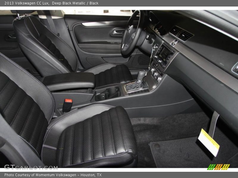 Deep Black Metallic / Black 2013 Volkswagen CC Lux