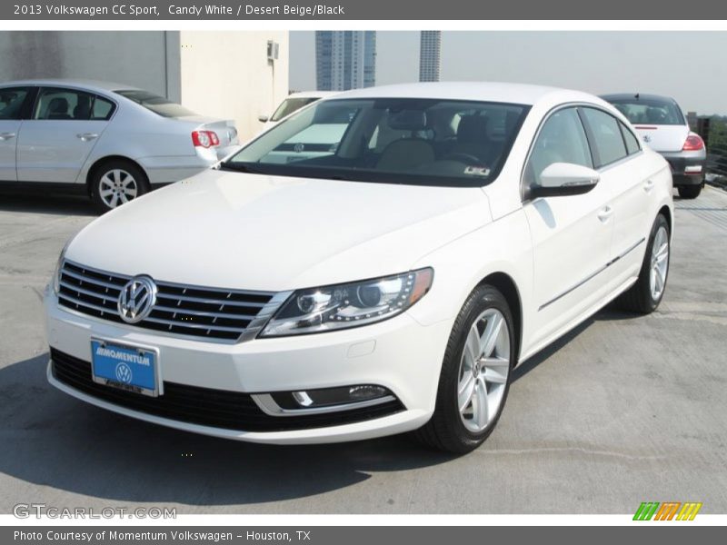 Candy White / Desert Beige/Black 2013 Volkswagen CC Sport