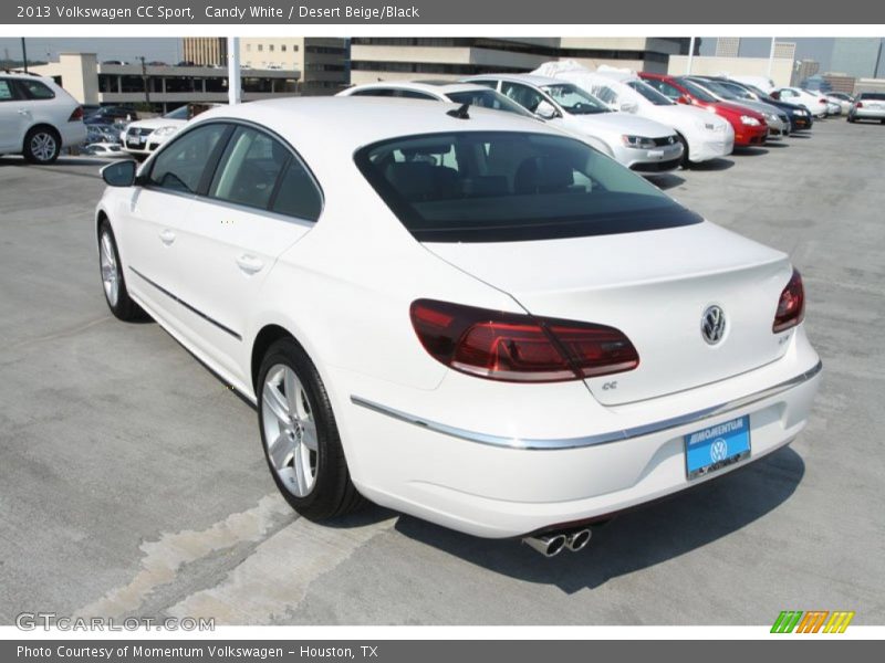 Candy White / Desert Beige/Black 2013 Volkswagen CC Sport