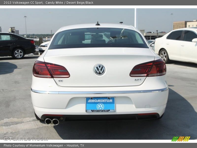 Candy White / Desert Beige/Black 2013 Volkswagen CC Sport