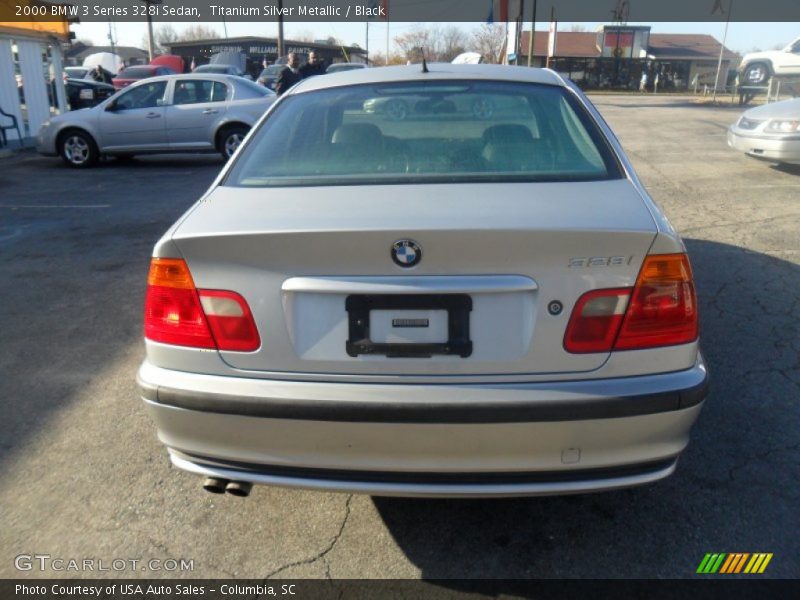 Titanium Silver Metallic / Black 2000 BMW 3 Series 328i Sedan