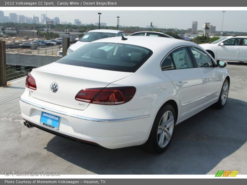 Candy White / Desert Beige/Black 2013 Volkswagen CC Sport