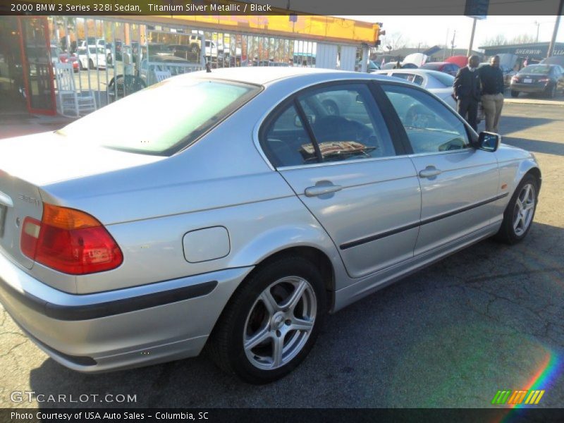 Titanium Silver Metallic / Black 2000 BMW 3 Series 328i Sedan