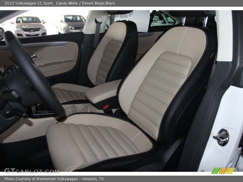 Candy White / Desert Beige/Black 2013 Volkswagen CC Sport