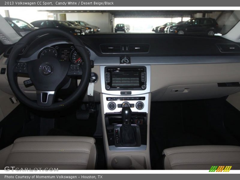 Candy White / Desert Beige/Black 2013 Volkswagen CC Sport