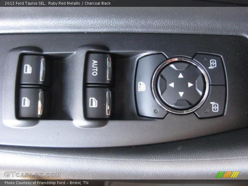 Ruby Red Metallic / Charcoal Black 2013 Ford Taurus SEL