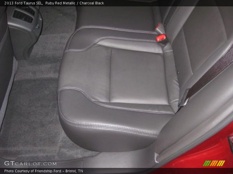 Ruby Red Metallic / Charcoal Black 2013 Ford Taurus SEL