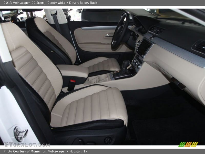 Candy White / Desert Beige/Black 2013 Volkswagen CC Sport