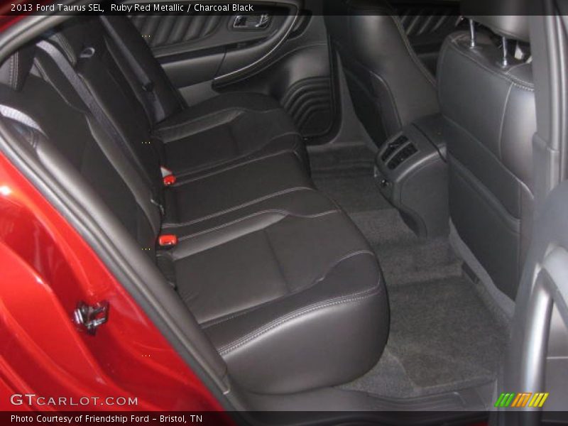 Ruby Red Metallic / Charcoal Black 2013 Ford Taurus SEL