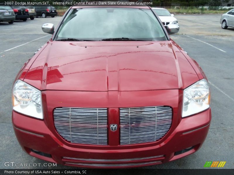 Inferno Red Crystal Pearl / Dark Slate Gray/Light Graystone 2007 Dodge Magnum SXT
