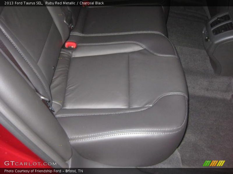 Ruby Red Metallic / Charcoal Black 2013 Ford Taurus SEL