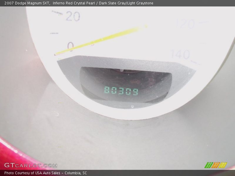 Inferno Red Crystal Pearl / Dark Slate Gray/Light Graystone 2007 Dodge Magnum SXT