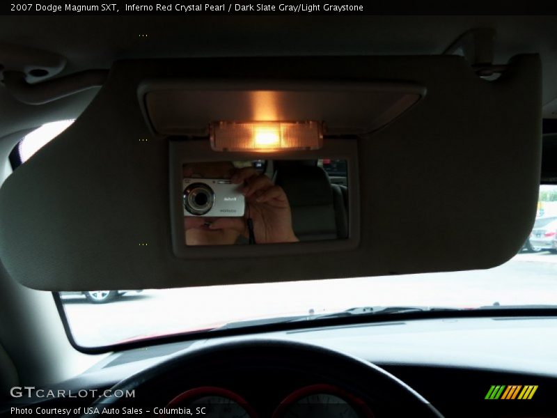 Inferno Red Crystal Pearl / Dark Slate Gray/Light Graystone 2007 Dodge Magnum SXT