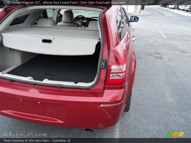 Inferno Red Crystal Pearl / Dark Slate Gray/Light Graystone 2007 Dodge Magnum SXT
