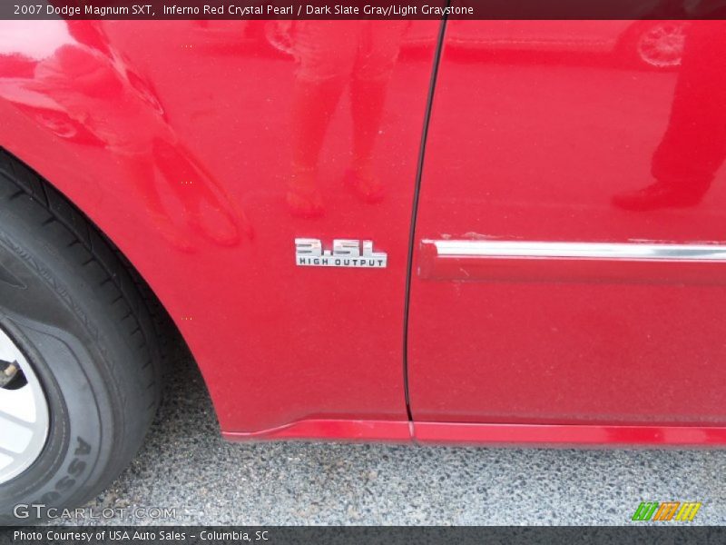 Inferno Red Crystal Pearl / Dark Slate Gray/Light Graystone 2007 Dodge Magnum SXT