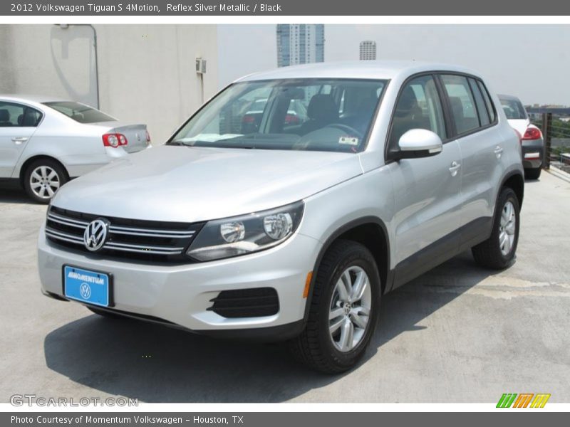 Reflex Silver Metallic / Black 2012 Volkswagen Tiguan S 4Motion