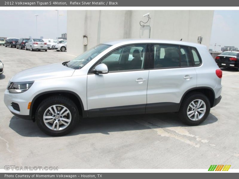 Reflex Silver Metallic / Black 2012 Volkswagen Tiguan S 4Motion