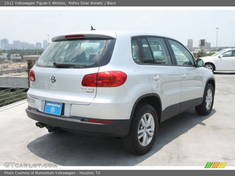 Reflex Silver Metallic / Black 2012 Volkswagen Tiguan S 4Motion