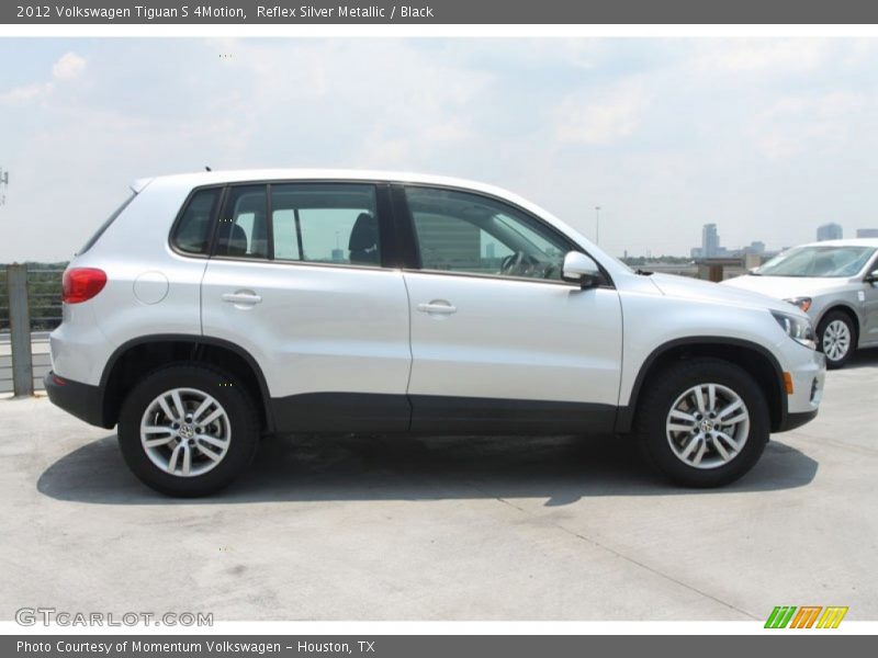 Reflex Silver Metallic / Black 2012 Volkswagen Tiguan S 4Motion