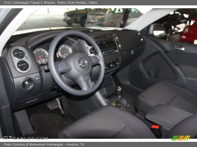 Reflex Silver Metallic / Black 2012 Volkswagen Tiguan S 4Motion