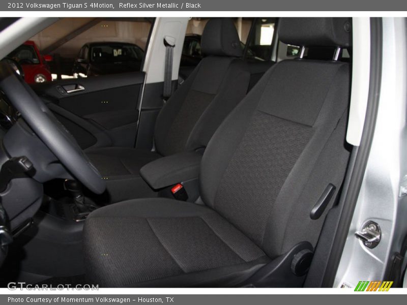 Reflex Silver Metallic / Black 2012 Volkswagen Tiguan S 4Motion