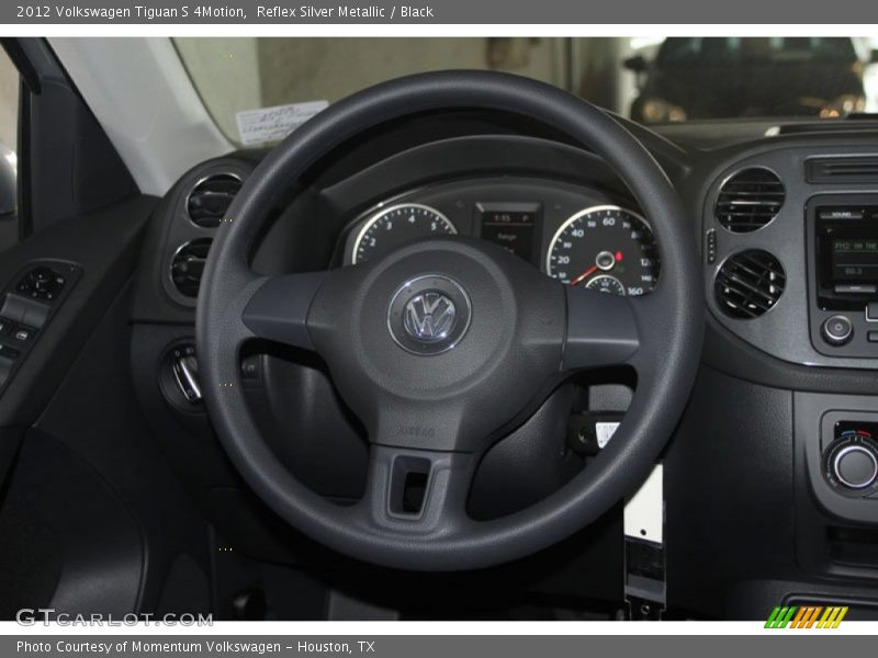 Reflex Silver Metallic / Black 2012 Volkswagen Tiguan S 4Motion