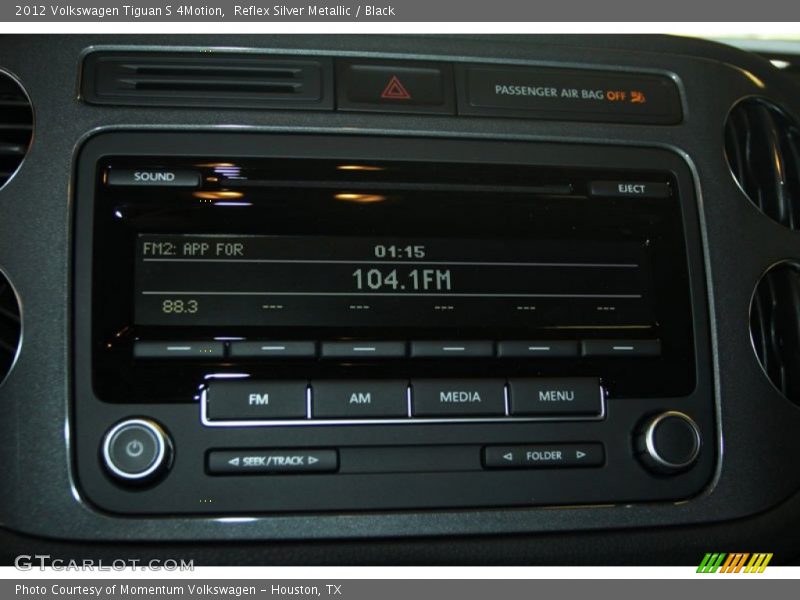 Reflex Silver Metallic / Black 2012 Volkswagen Tiguan S 4Motion