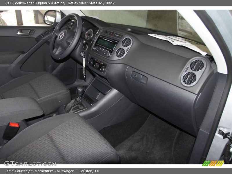 Reflex Silver Metallic / Black 2012 Volkswagen Tiguan S 4Motion
