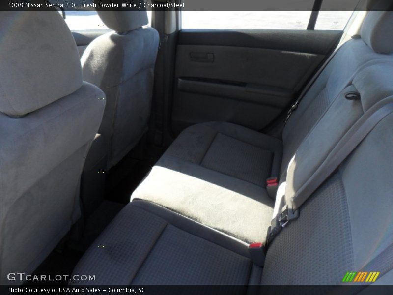 Fresh Powder White / Charcoal/Steel 2008 Nissan Sentra 2.0