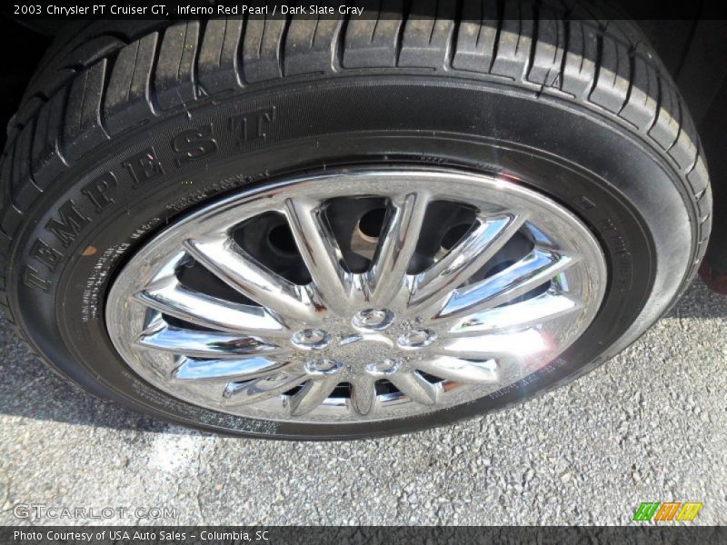 Inferno Red Pearl / Dark Slate Gray 2003 Chrysler PT Cruiser GT