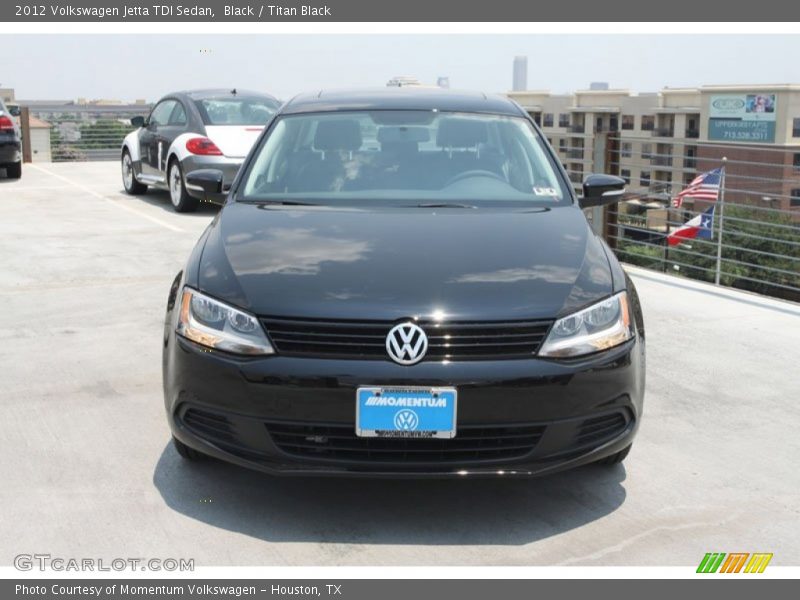Black / Titan Black 2012 Volkswagen Jetta TDI Sedan