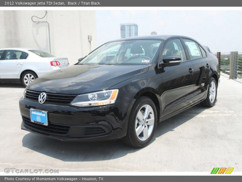 Black / Titan Black 2012 Volkswagen Jetta TDI Sedan
