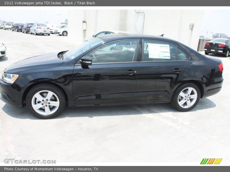 Black / Titan Black 2012 Volkswagen Jetta TDI Sedan