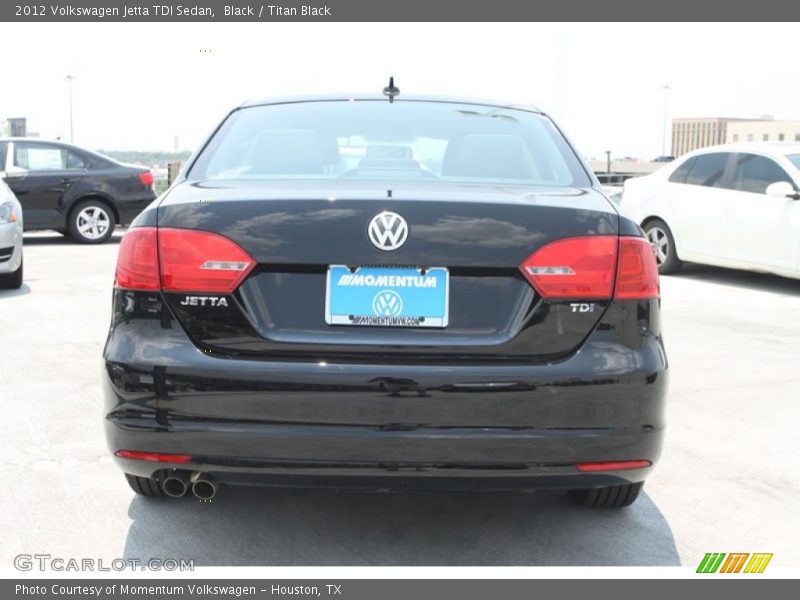 Black / Titan Black 2012 Volkswagen Jetta TDI Sedan