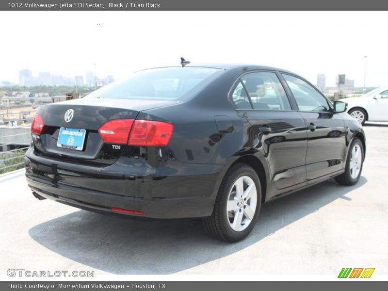 Black / Titan Black 2012 Volkswagen Jetta TDI Sedan
