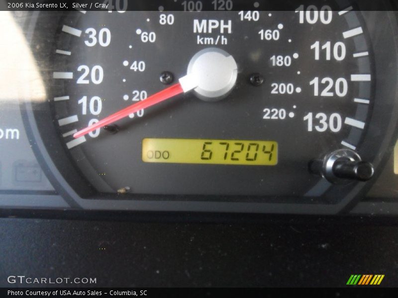 Silver / Gray 2006 Kia Sorento LX