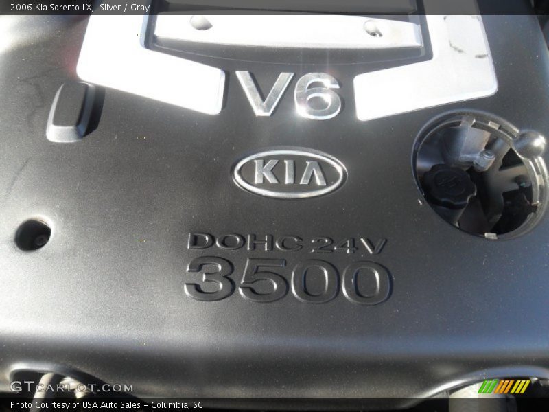 Silver / Gray 2006 Kia Sorento LX