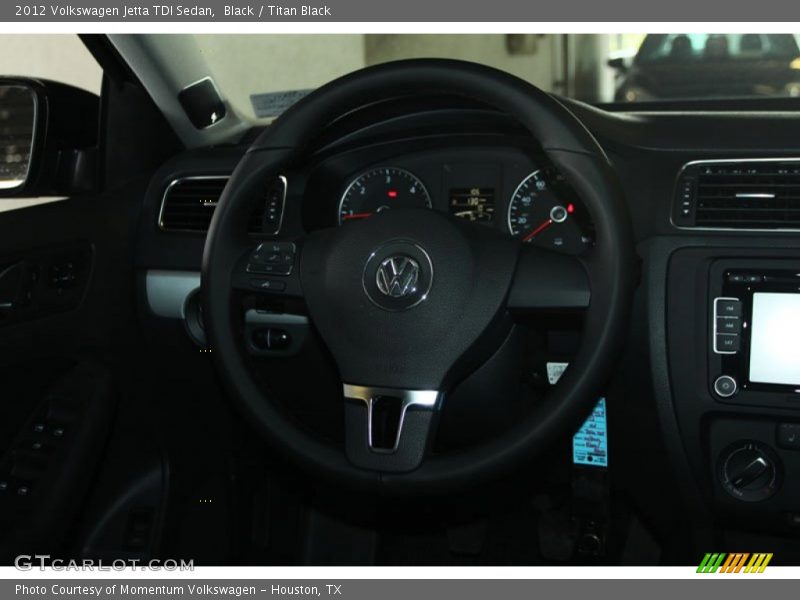 Black / Titan Black 2012 Volkswagen Jetta TDI Sedan