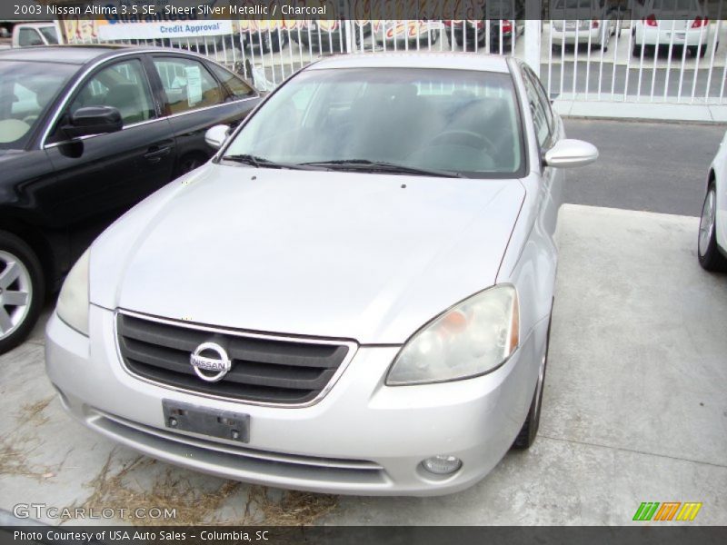 Sheer Silver Metallic / Charcoal 2003 Nissan Altima 3.5 SE